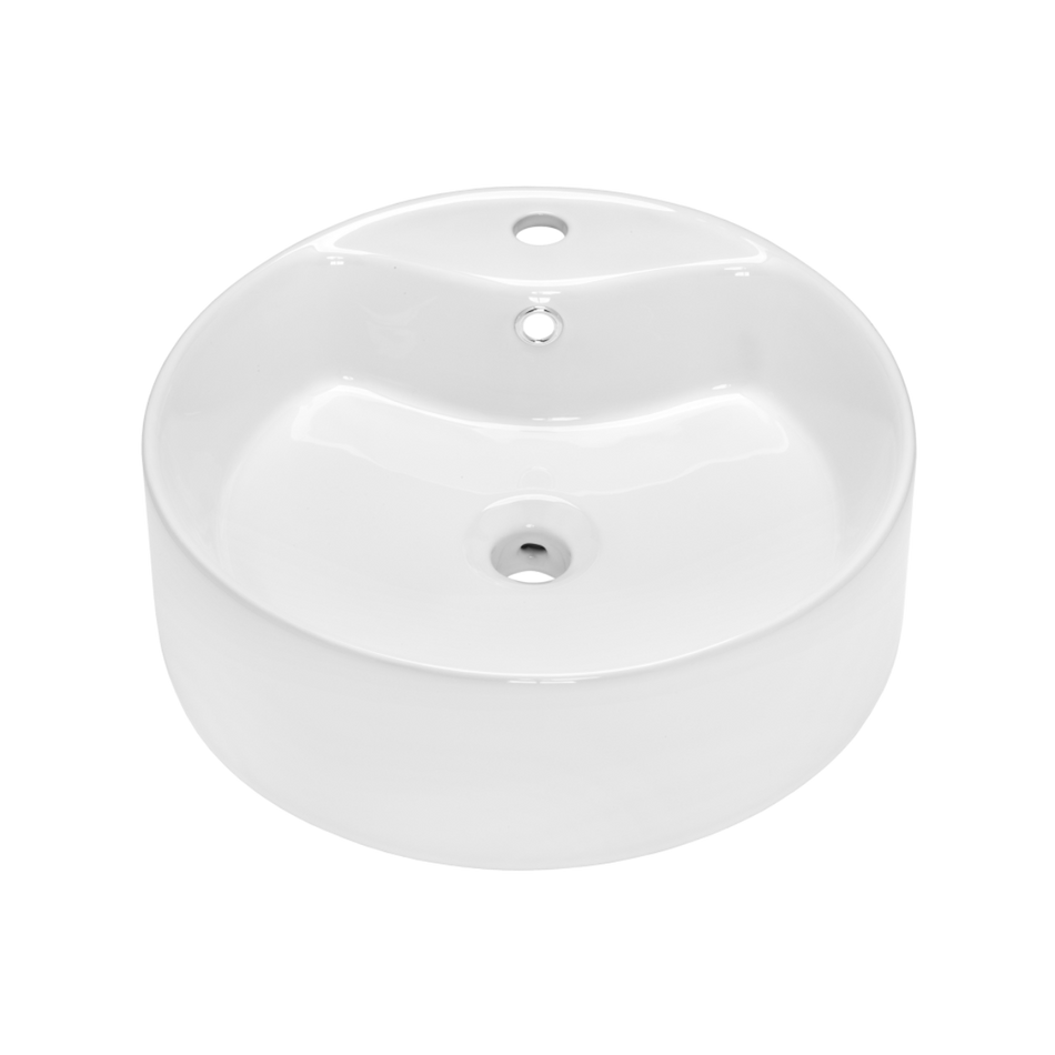 RONDI pastatomas praustuvas, Ø47 cm, balta