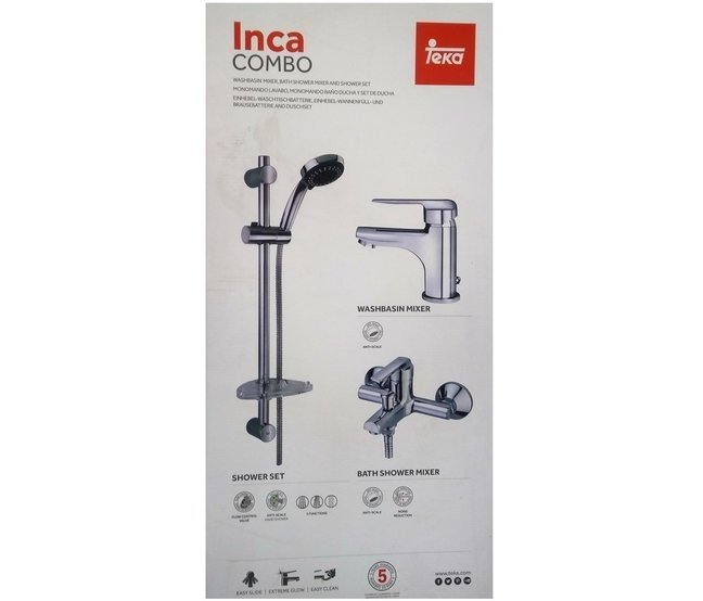 Vonios/dušo rinkinys TEKA INCA COMBO
