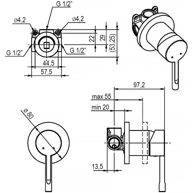 Potinkinis bidė maišytuvas TEKA ALAIOR XL 505