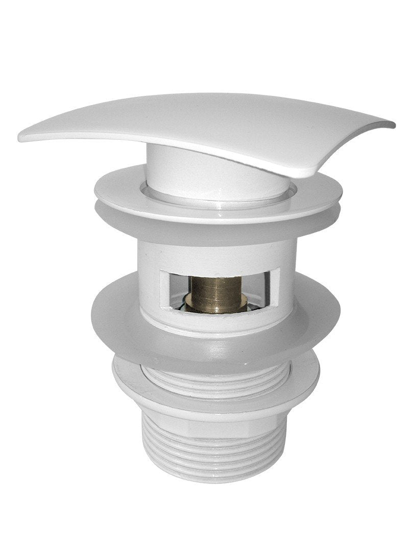 Dugno vožtuvas praustuvui su perpylimu KUCHINOX KVADRATO WHITE