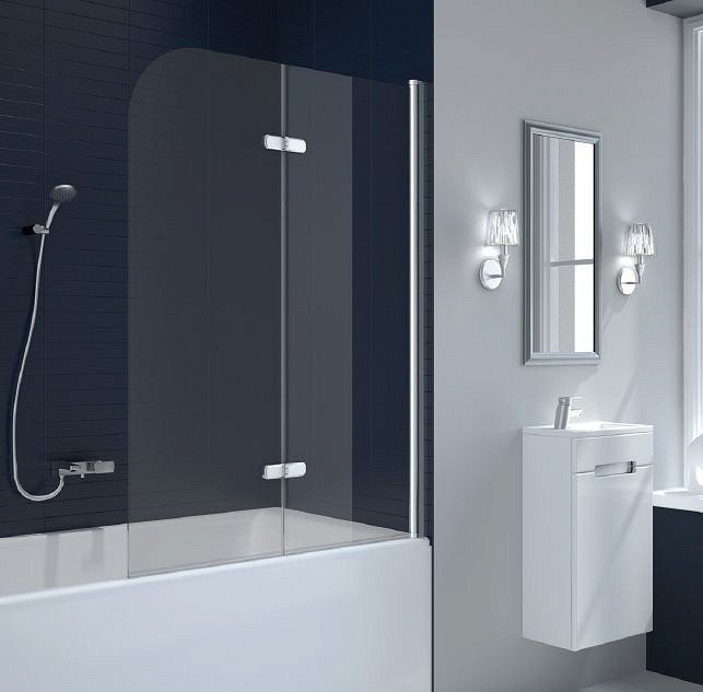 Sulankstoma vonios sienutė FUN 100cm