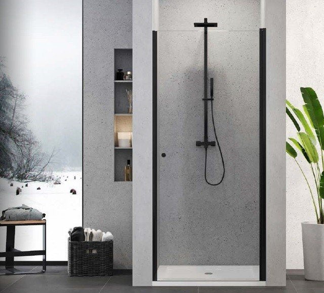 Dušo durys SUPERIA BLACK 80cm