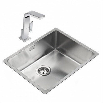 TEKA LINEA 500/400 1B TEKA TOP po stalviršiu montuojama plautuvė, 54x44 cm, nerūdijantis plienas