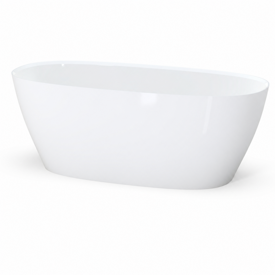 REGA160 laisvai pastatoma vonia, 165x75 cm, balta