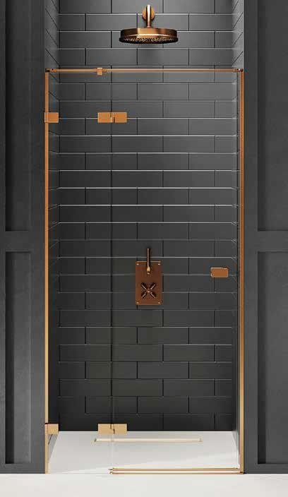 Dušo durys AVEXA COPPER MATT