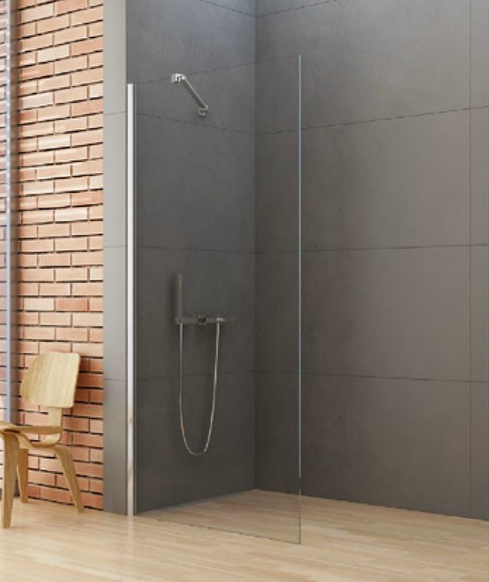 Dušo pertvara-stiklas NEW SOLEO 100*195