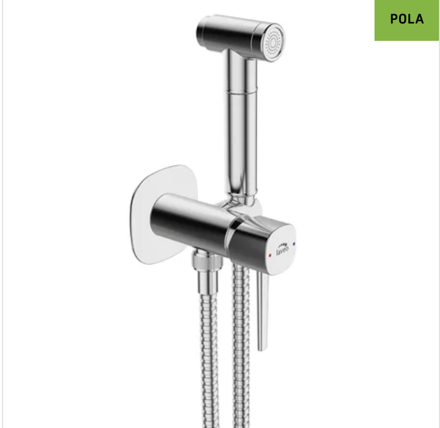 Pola 505 - bidė maišytuvas, skirtas potinkiniam montavimui su bideta dušo komplektu