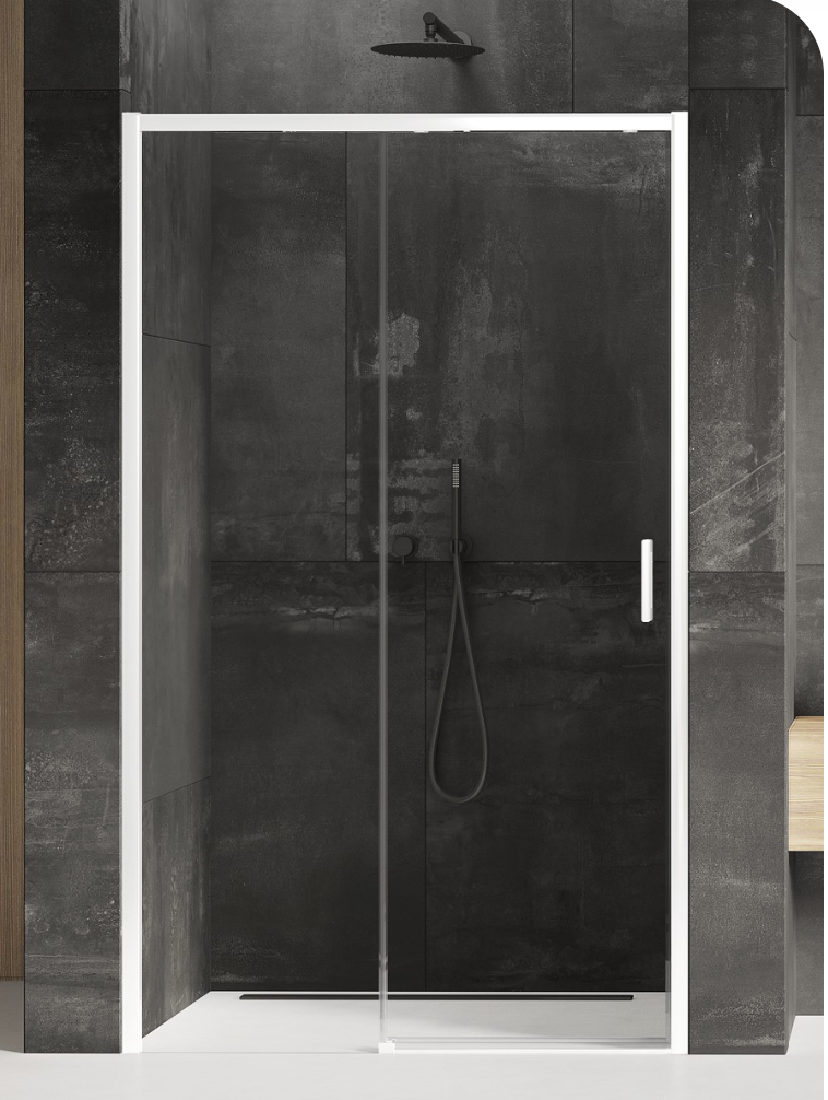 Dušo sienelė New Trendy  PRIME WHITE