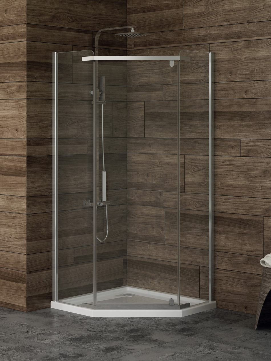 Dušo kabina New Komfort 80*80 penkiakampė