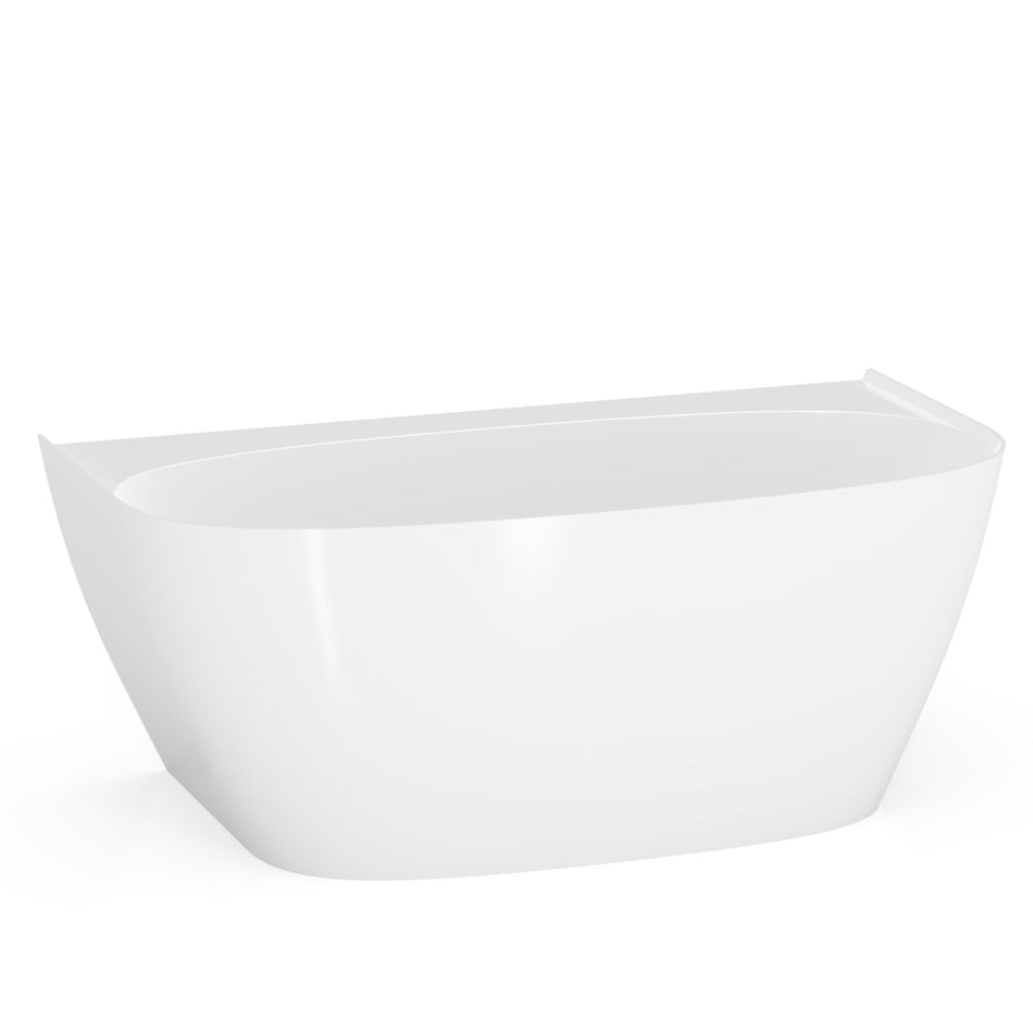 REGA150 PLUS prie sienos priglaudžiama vonia, 150x81 cm, balta